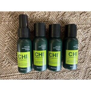 CHI Essentials Hair Travel Kit Shampoo Conditioner Thermal Spray & Serum 2oz Ea